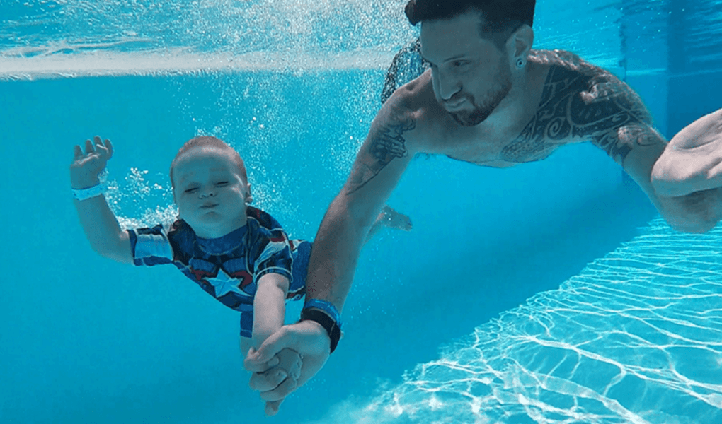 how to teach a child to swim, ages 0-6. Swimming lesson ideas